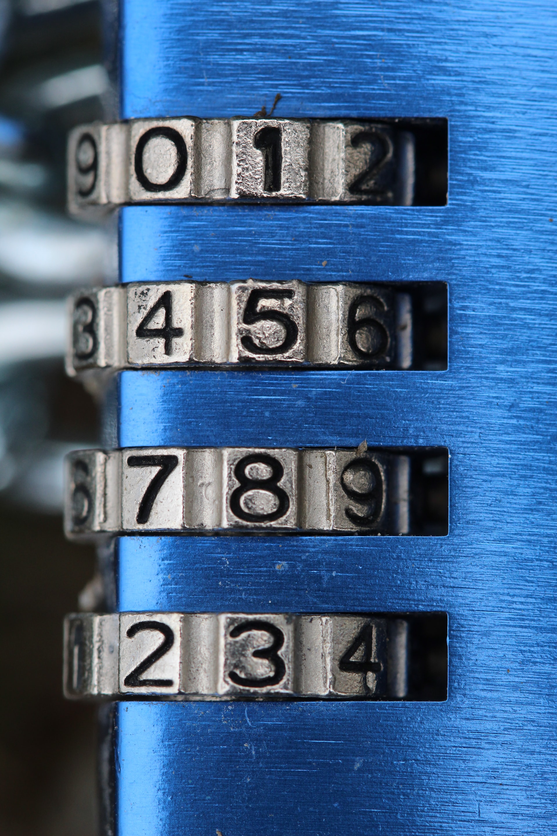 numbers combination lock